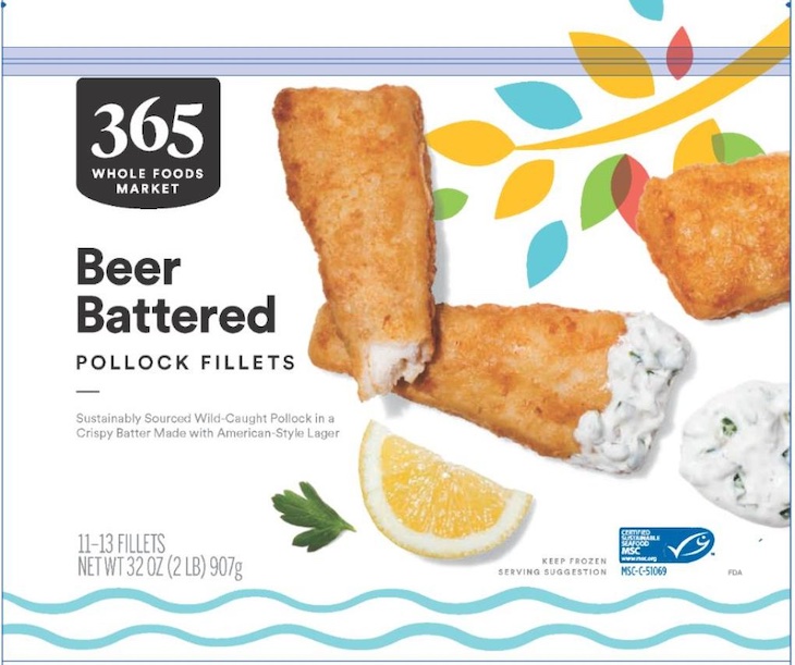 365 Whole Foods Beer Battered Pollock Fillets Recalled For Soy