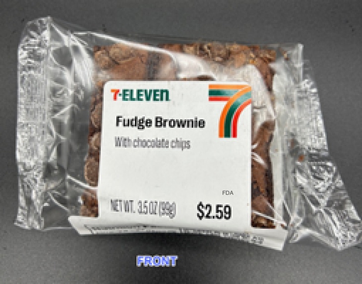 7-Eleven Fudge Brownie Recalled For Undeclared Walnuts