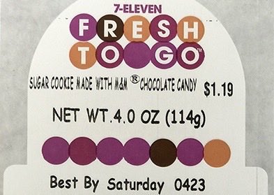 7-Eleven Sugar Cookie Peanut Recall