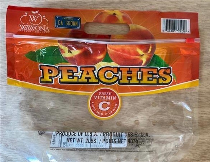 ALDI Recalls Wawona Peaches For Possible Salmonella Contamination