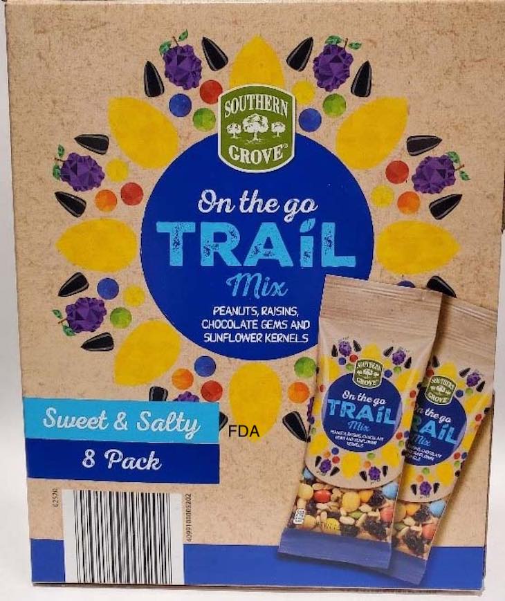 ALDI Southern Grove Sweet & Salty Trail Mix Recalled for Undeclared Almonds