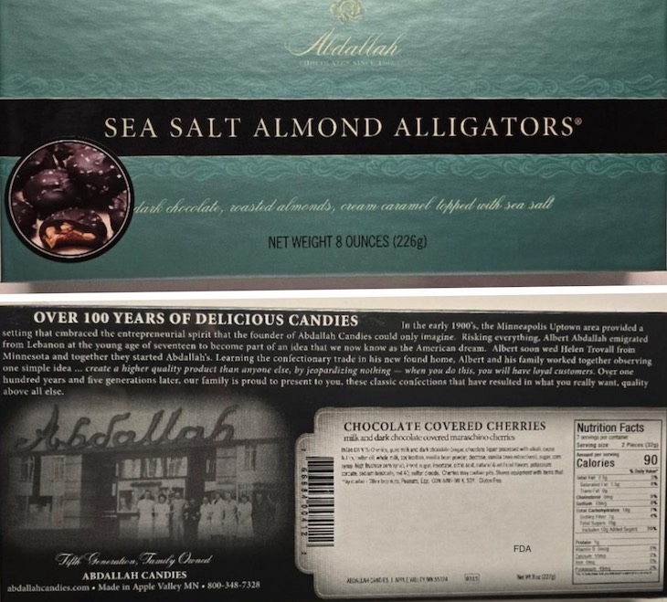 Abdullah's Sea Salt Almond Alligators Recalled For Almonds