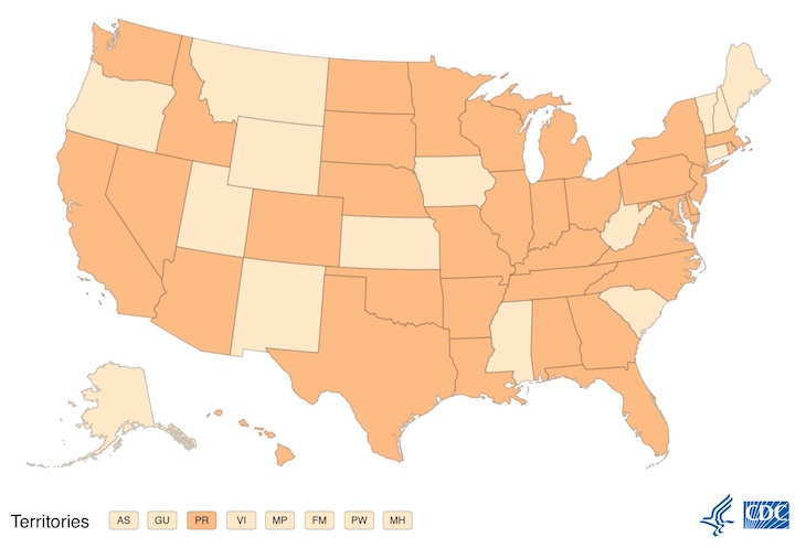 Acute Pediatric Hepatitis Cases Increase in 36 States