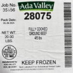Ada Valley Cooked Ground Beef Recalled For Metal Pieces