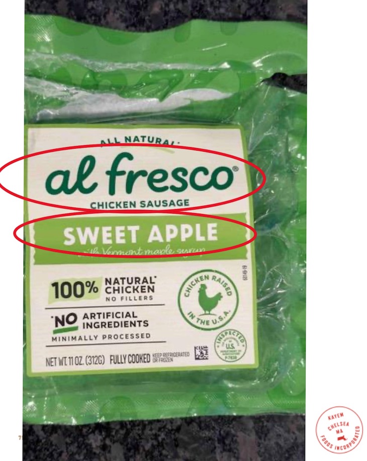 Al Fresco Chicken Sausage recalled for plastic pieces