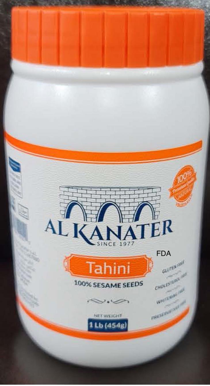 Al Kanater Tahini Recalled For Possible Salmonella Contamination