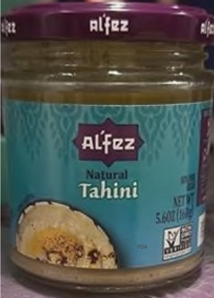 Al'Fez Natural Tahini Recalled For Possible Salmonella