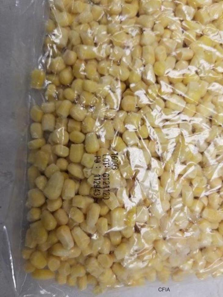 Alaska IQF Frozen Corn Recalled in Canada For Possible Salmonella