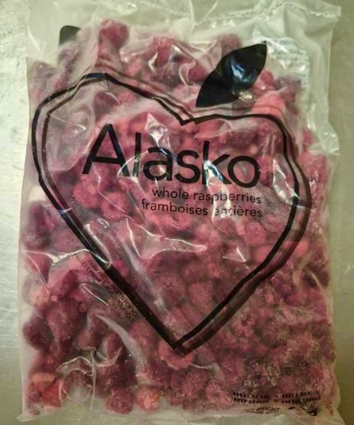 Alasko Frozen Raspberries Recalled in Canada For Norovirus