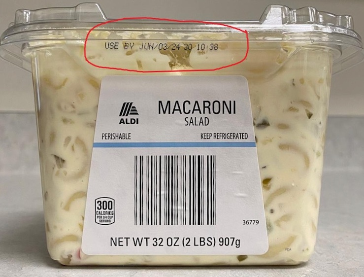Aldi Deli Macaroni Salad Recalled For Undeclared Wheat