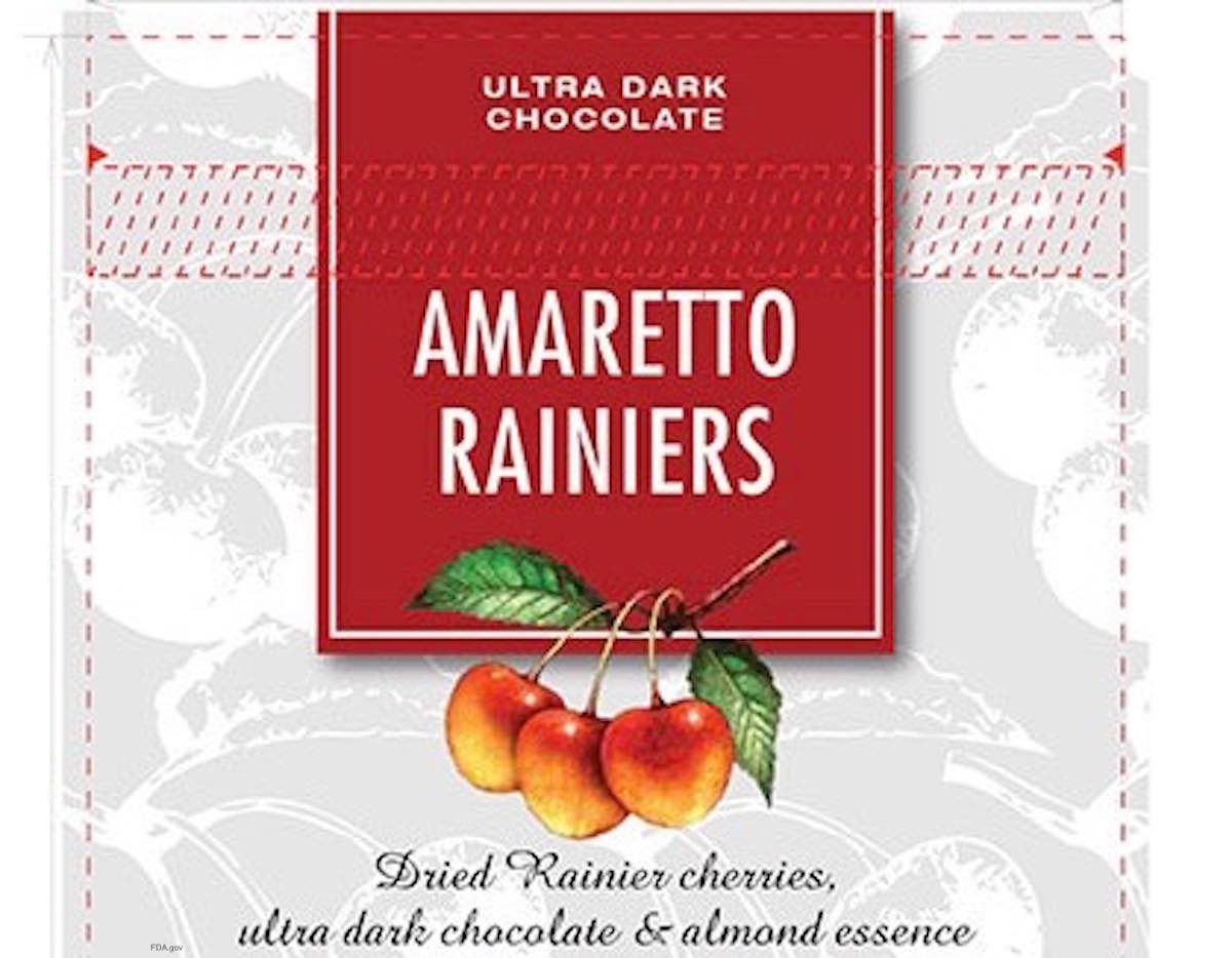 Amaretto Rainier Chocolate Cherries Recall