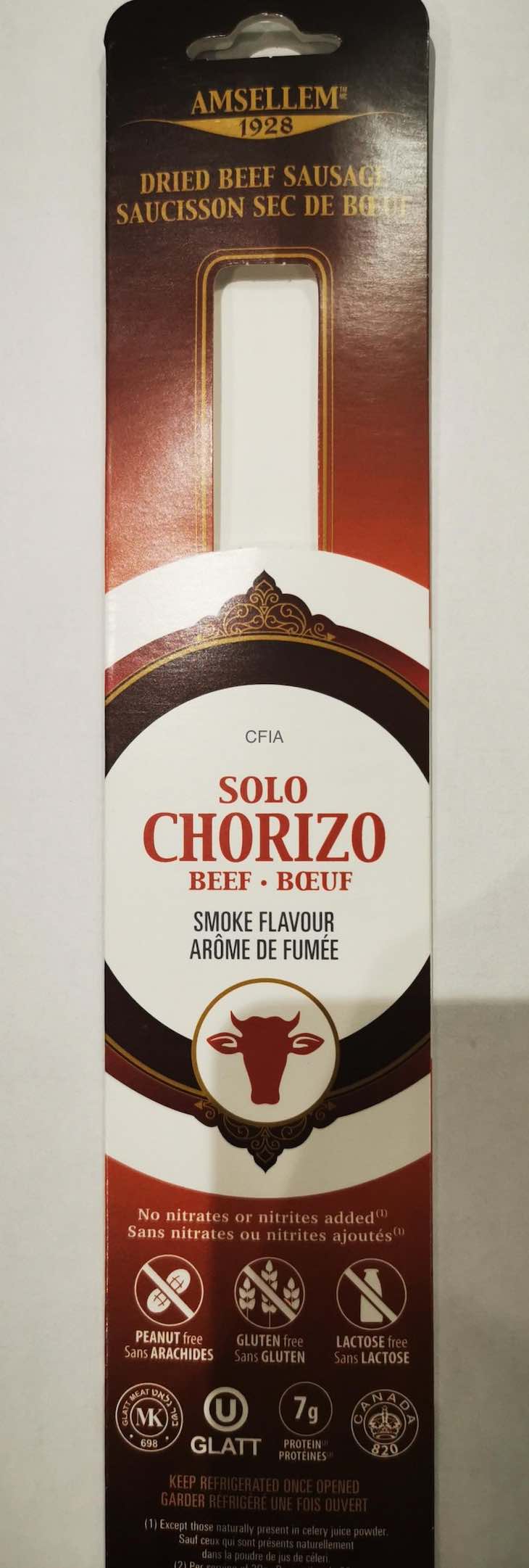 Amsellem Solo Chorizo Recalled For Possible Salmonella