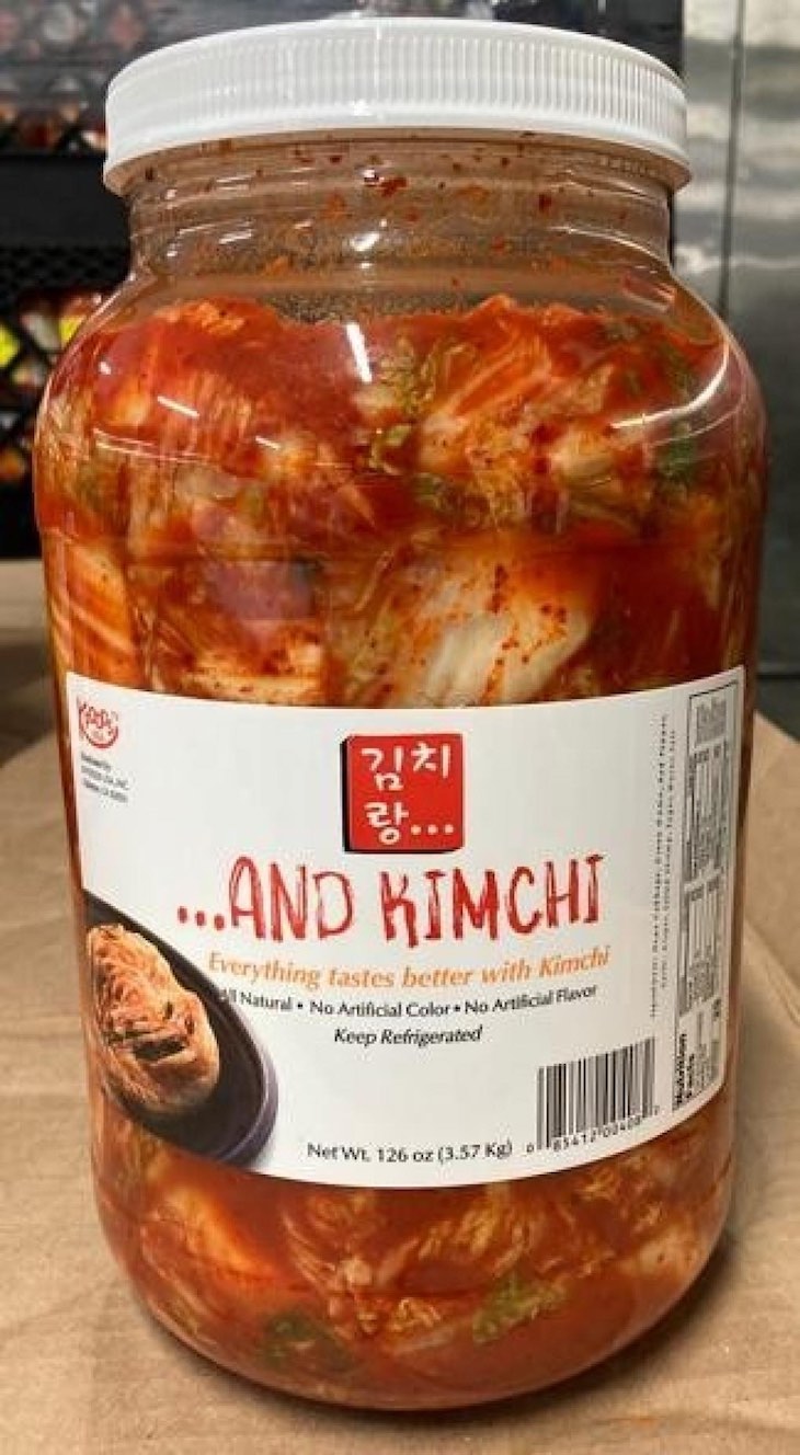 ...And Kimchi Brand Sliced Recalled For Undeclared Anchovies
