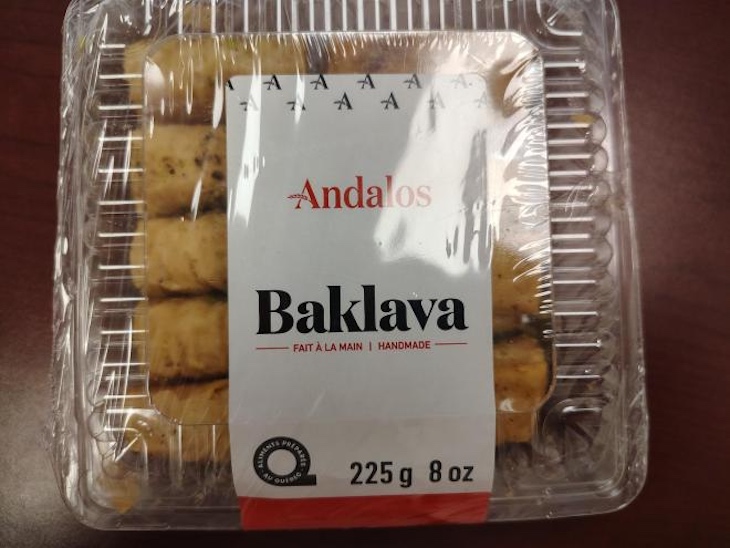 Andalos Pastries Recalled in Canada For Salmonella