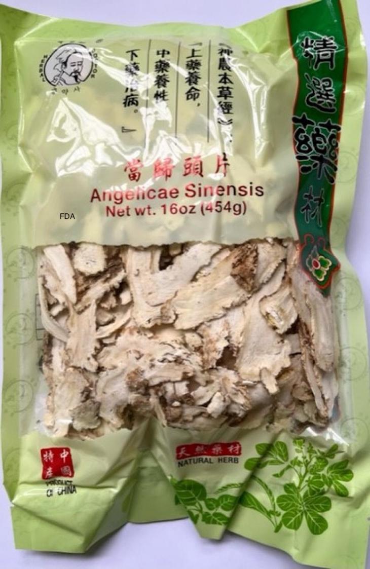 Angelicae Sinensis Ginseng Recalled For Possible Lead and Cadmium