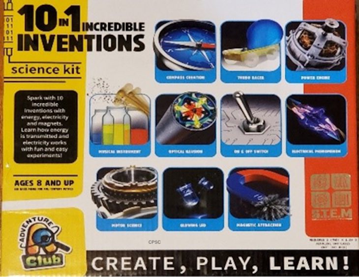 Anker Play Products 10-in-1 Incredible Inventions Kit Recalled For Lead