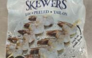 AquaStar Recalls Raw Peeled Shrimp Skewers For Cesium-137