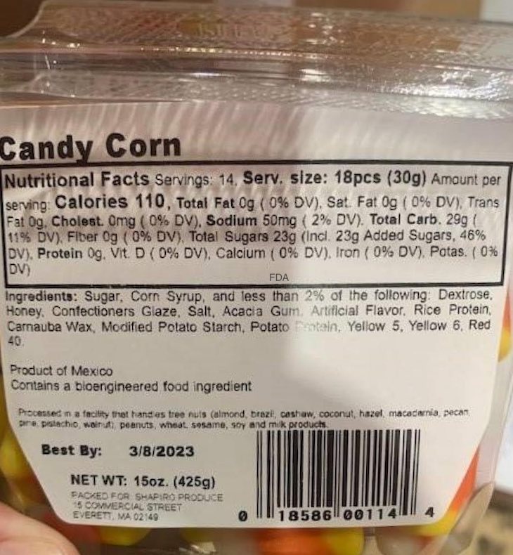 Arcade Snacks Candy Corn Recalled For Undeclared Egg