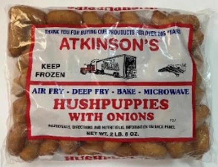 Atkinson's Hushpuppies Recalled For Undeclared Milk