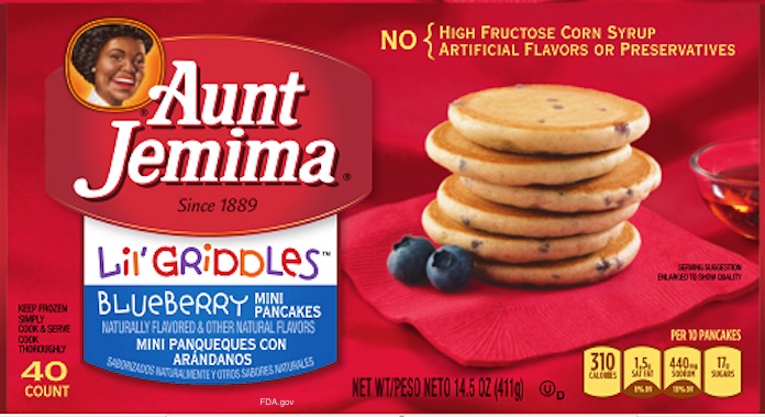 Aunt Jemima Pancakes Listeria Recall