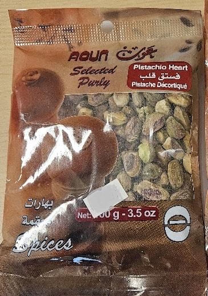 Auon Pistachio Heart Recalled in Canada For Salmonella