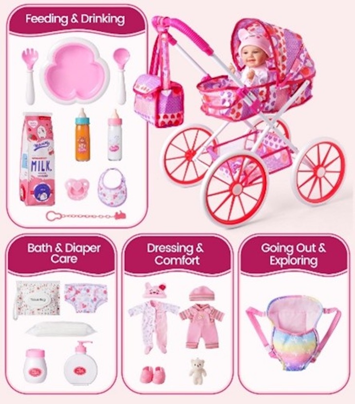 Babeside Doll and Stroller Recalled For Choking Hazard
