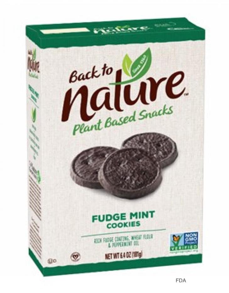 Back to Nature Fudge Mint Cookies Recalled For Peanut