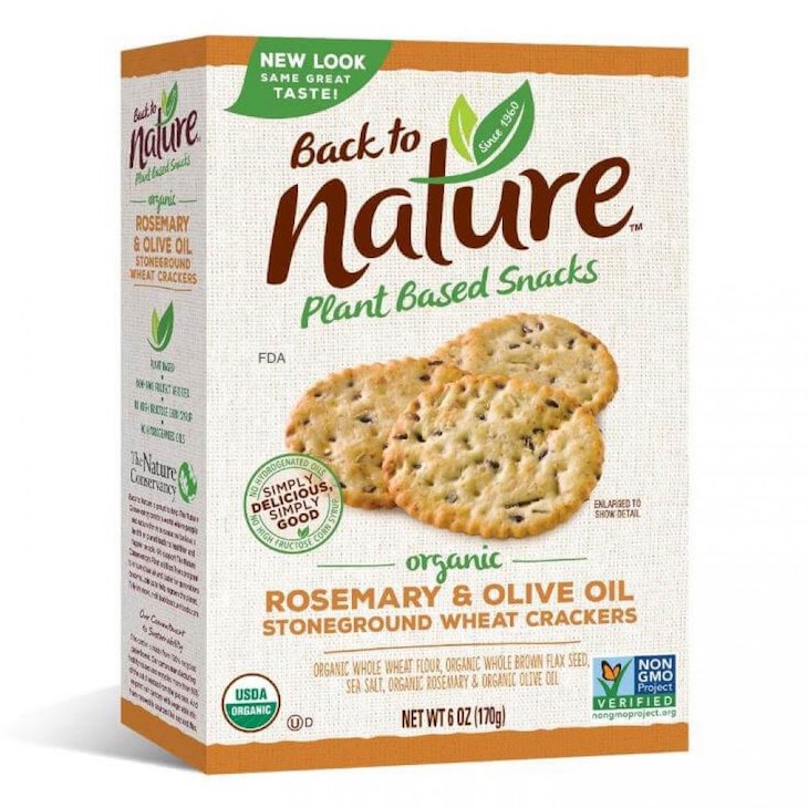 Back to Nature Rosemary Wheat Crackers Recalled For Milk