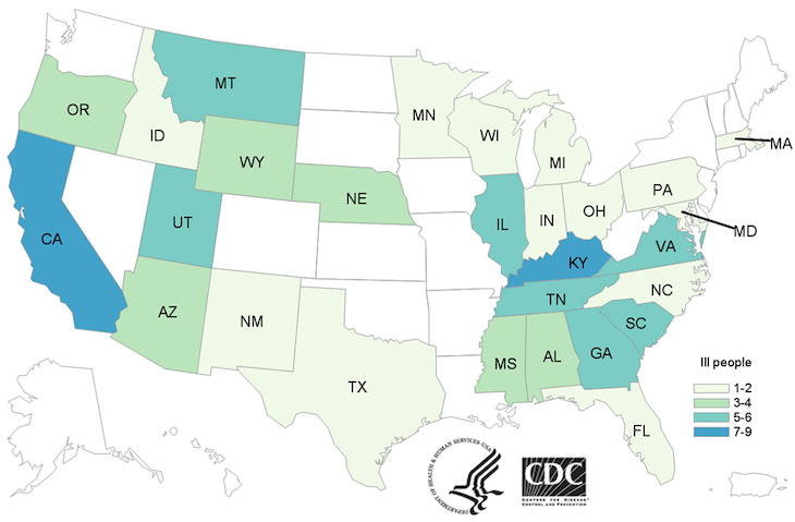Backyard Poultry Salmonella Outbreak Sickens 97 in 28 States