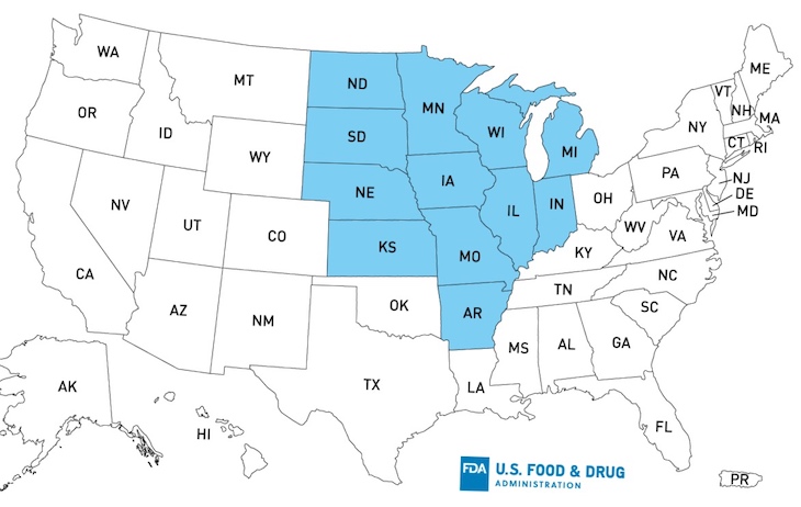 Where Were Bagged Salads Linked to Cyclospora Outbreak Sold?