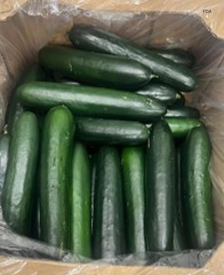 Baloian Farms Cucumbers Recalled For Possible Salmonella 