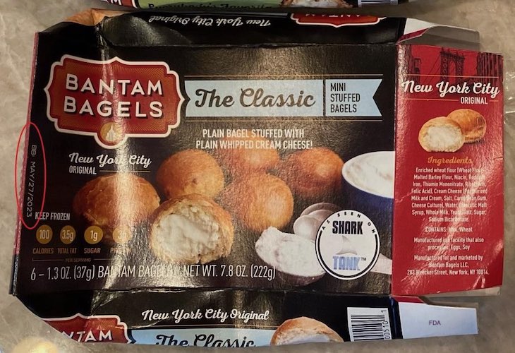 Bantam Classic Bagels Recalled For Undeclared Egg