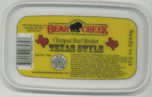 Bear Creek Brisket Recall