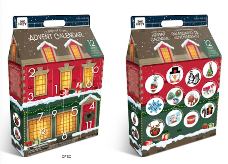 Bee Happy 12 Days of Advent Calendars Recalled For Lead