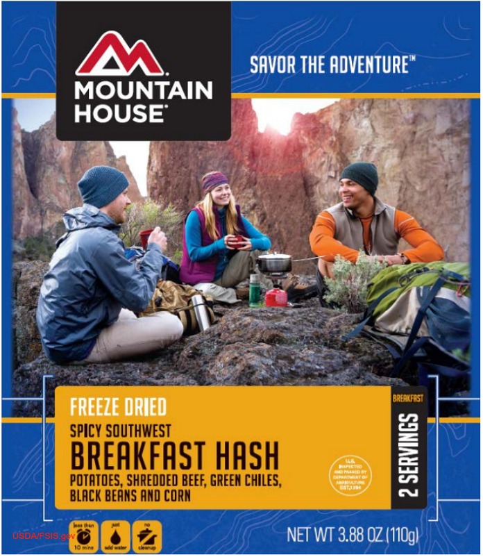 Mountain House Breakfast Hash Recall