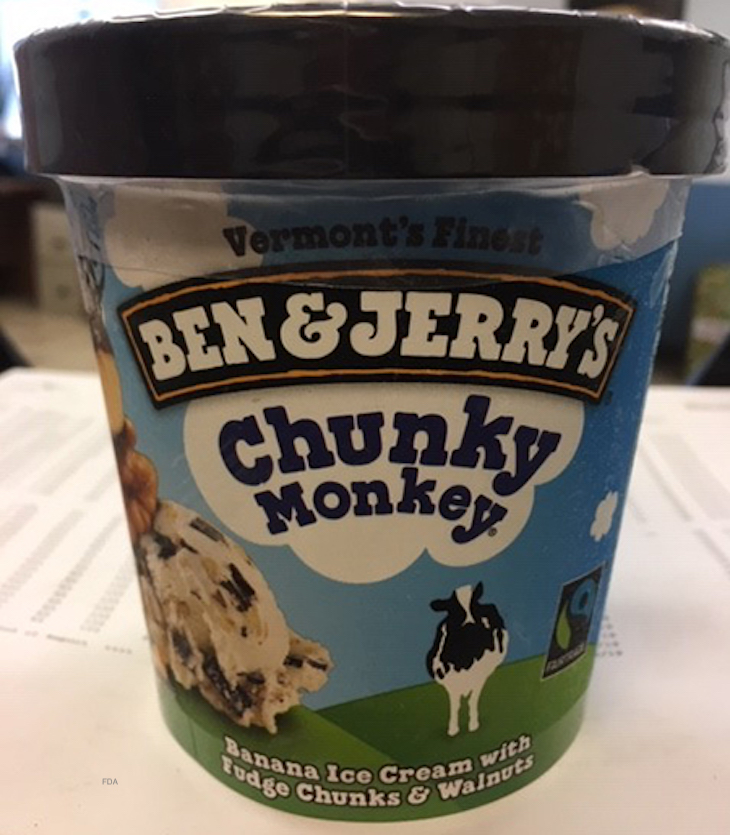 Ben & Jerry's Chunky Monkey Nut Recall