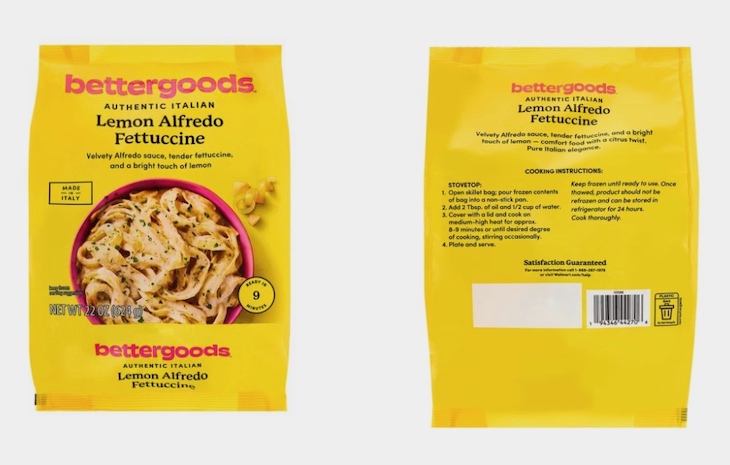 Bettergoods Italian Lemon Alfredo Fettuccine Recalled For Listeria