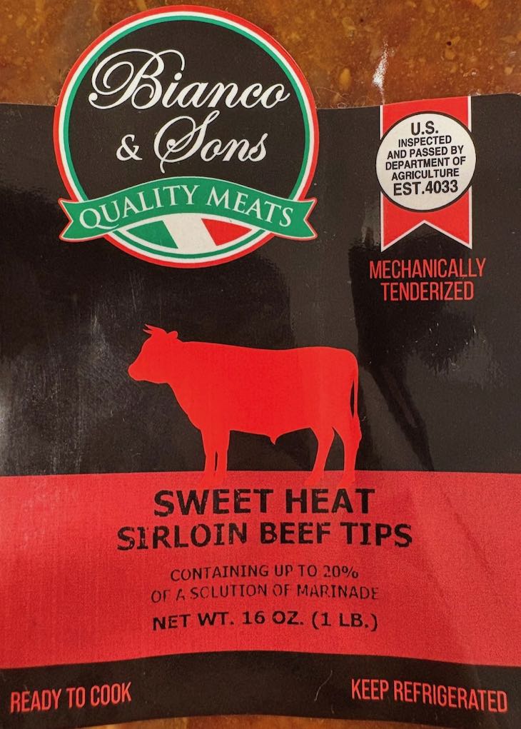 Bianco & Sons Sweet Heat Sirloin Beef Tips Recalled For Allergens