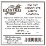 Big Sky Chocolate Granola Recalled For Undeclared Milk