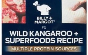 Billy+Margot Wild Kangaroo Dog Food Recalled For Possible Salmonella