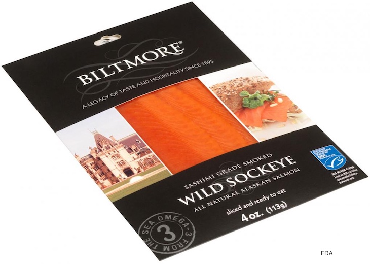 Biltmore Smoked Sockeye Salmon Recalled For Listeria 
