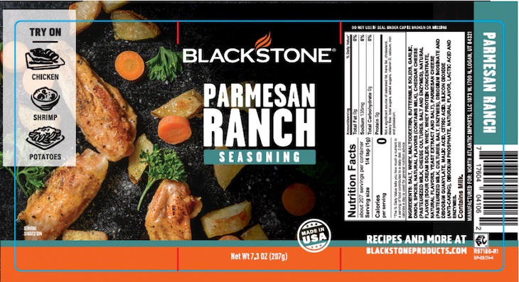 Blackstone Parmesan Ranch Seasoning Recalled For Salmonella