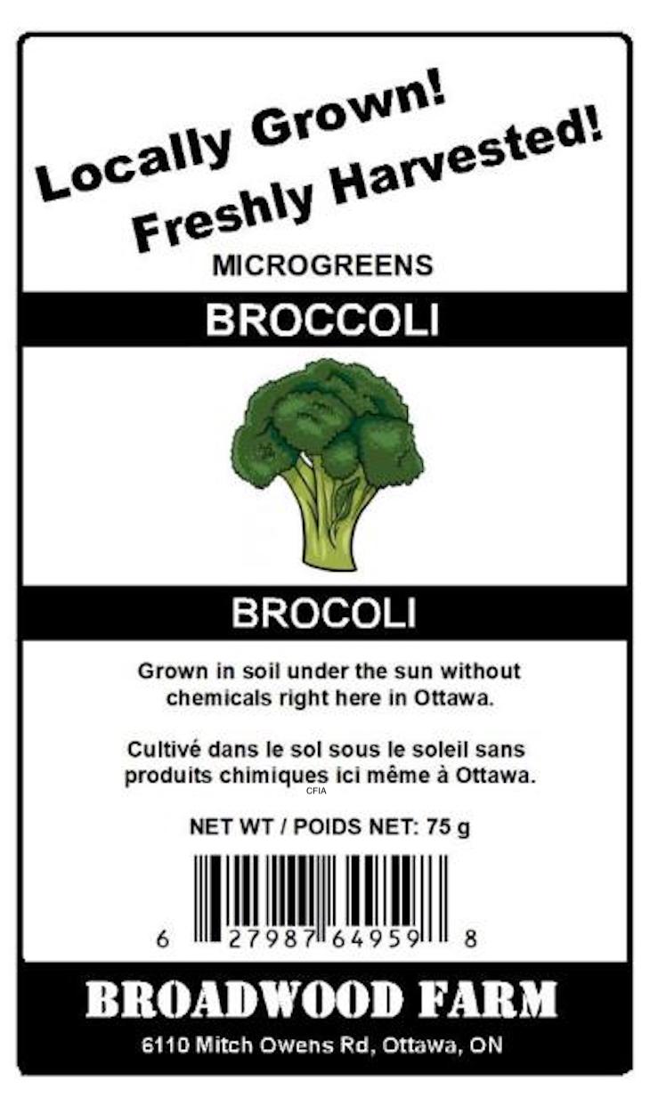 Broadwood Farm Microgreens Recalled in Canada for Salmonella