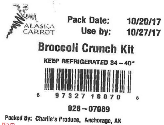 Broccoli products recalled in Alaska