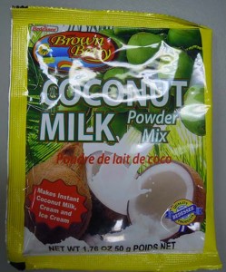 Brown Betty Coconut Milk Powder Mix Recall
