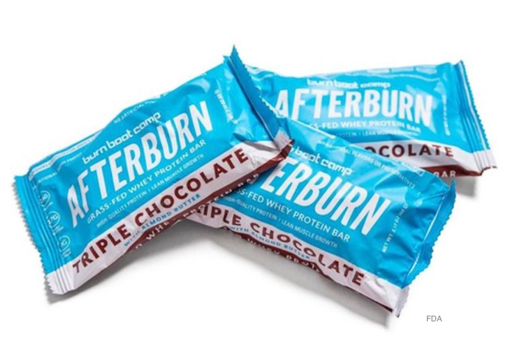 Burn Boot Camp Afterburn Whey Protein Bars Recalled