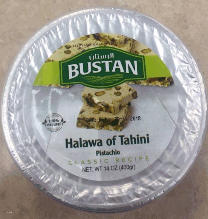 Bustan Halawa of Tahini Pistachio Recall