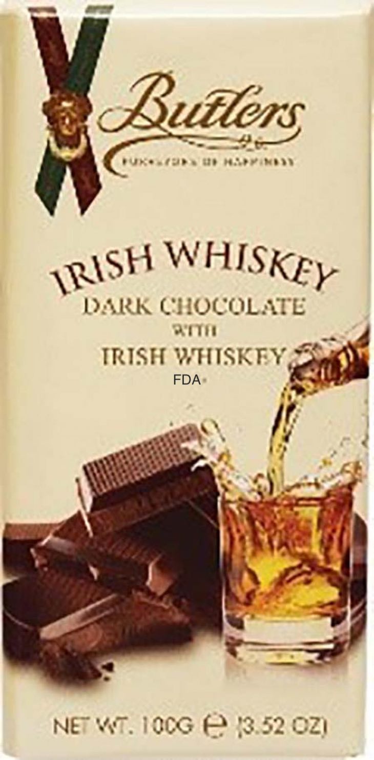  Butlers Irish Whiskey Dark Chocolate Bar Recalled For Milk