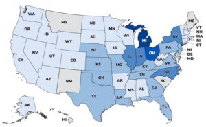 CDC Cyclospora Count, Confirmed and Possible, Over 18,000