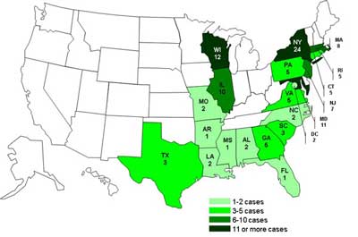 Salmonella Bareilly Outbreak Has Now Sickened 116 In 20 States, Tuna ...